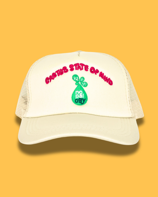 Cactus State of Mind Trucker Hat (Cream)